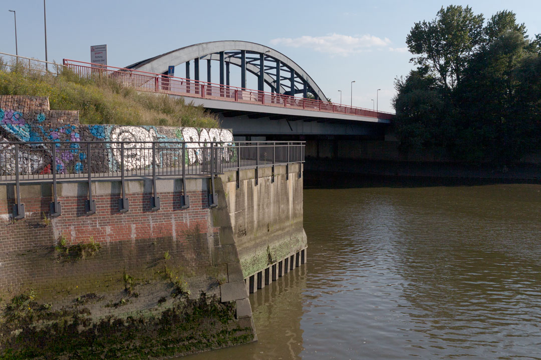 Die Billhorner Brücke.