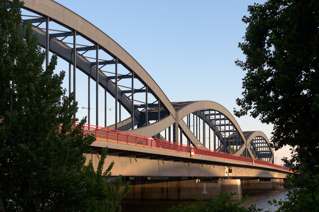 Die Neue Elbbrücke.