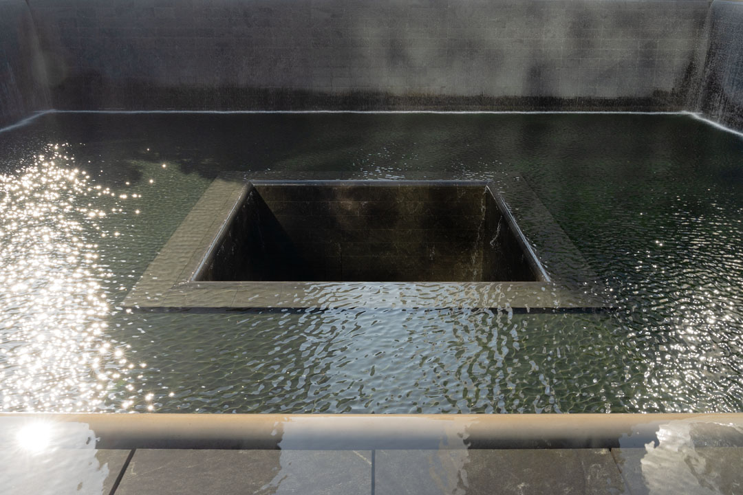 Innerer Teil des Bassins des National September 11 Memorial