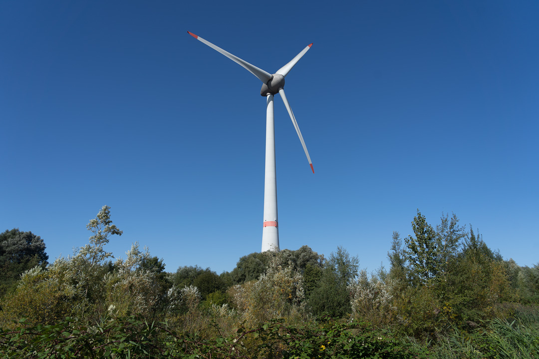 Windkraftanlage in Altenwerder