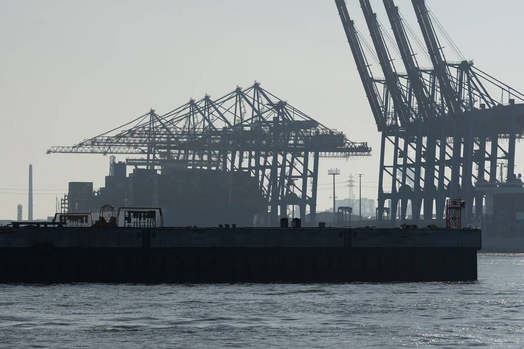 Brücken vom Containerterminal Tollerort