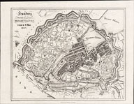 Karte Hamburg 1842 Brand