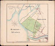 Hamburg St. Georg Festungsgraben 1850