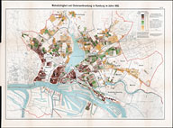 Karte Hamburg Cholera 1892