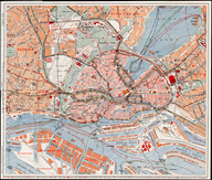 Strassenbahnlinien Hamburg 1910