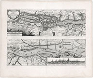 Karte Hamburg Elbe Unterelbe 1632 Janssonius